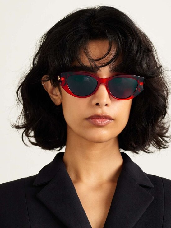 Dior Accessories - Dior DIORGLOW B1I red cat eye sunglasses